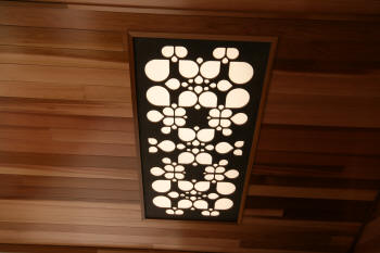 Timber Lined Ceiling Lighting Light Wells